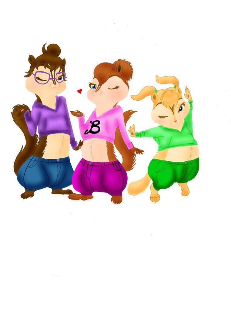 brittany_and_the_chipettes__by_black_neko_nya-d5zzd4f